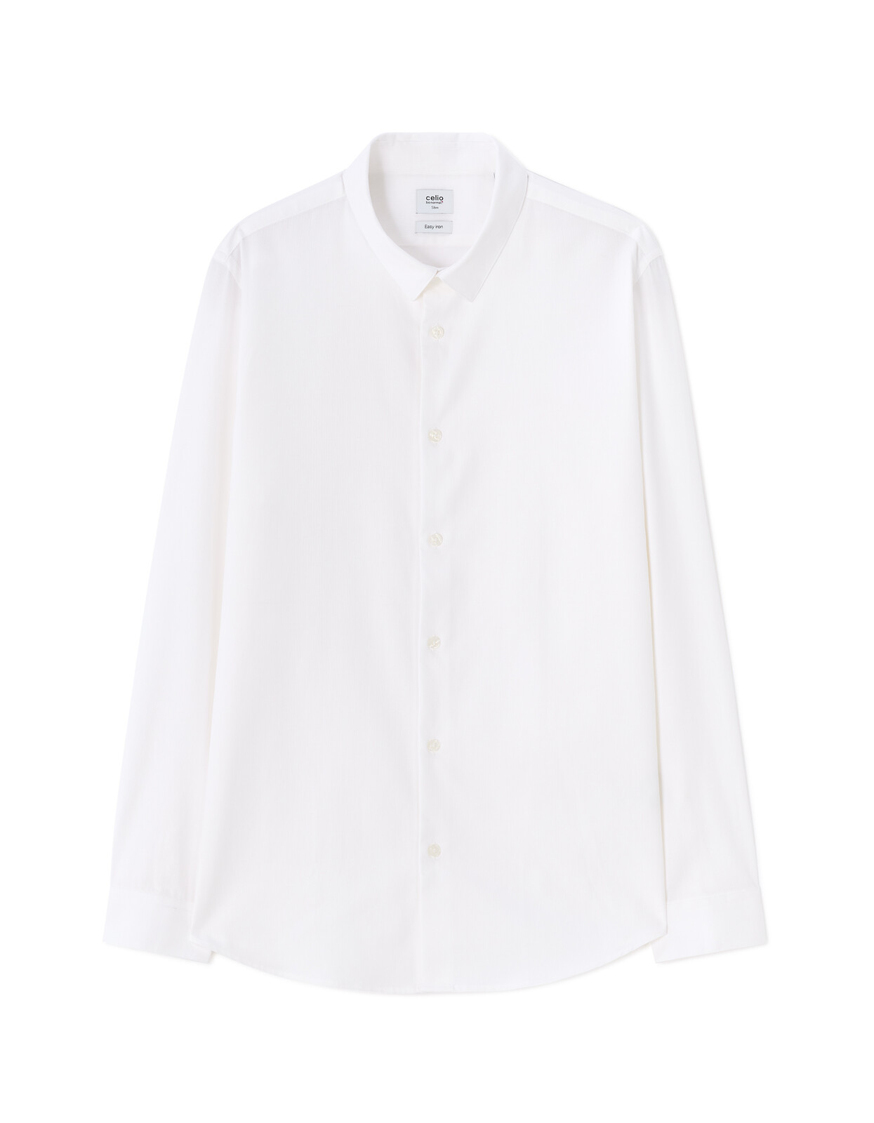 Biela pánska slim fit košeľa