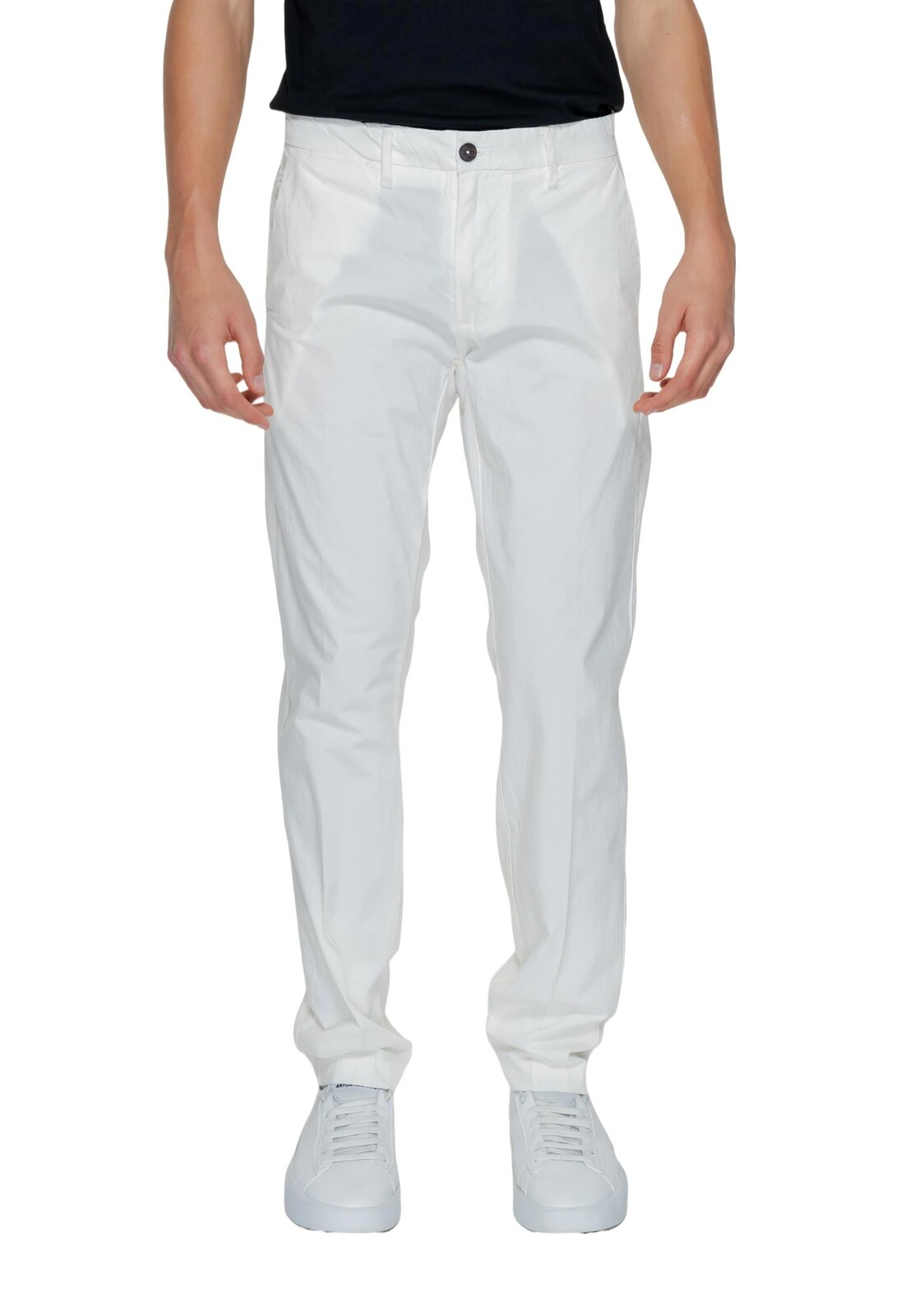 Biele pánske chino nohavice