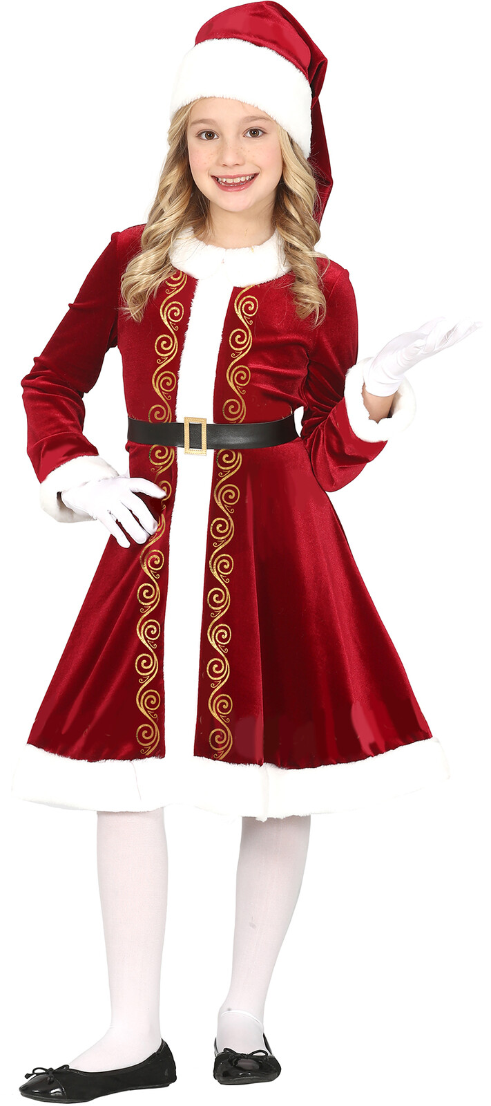 Guirca Detský kostým - Pani Clausová Veľkosť - deti: M: 115-123 cm