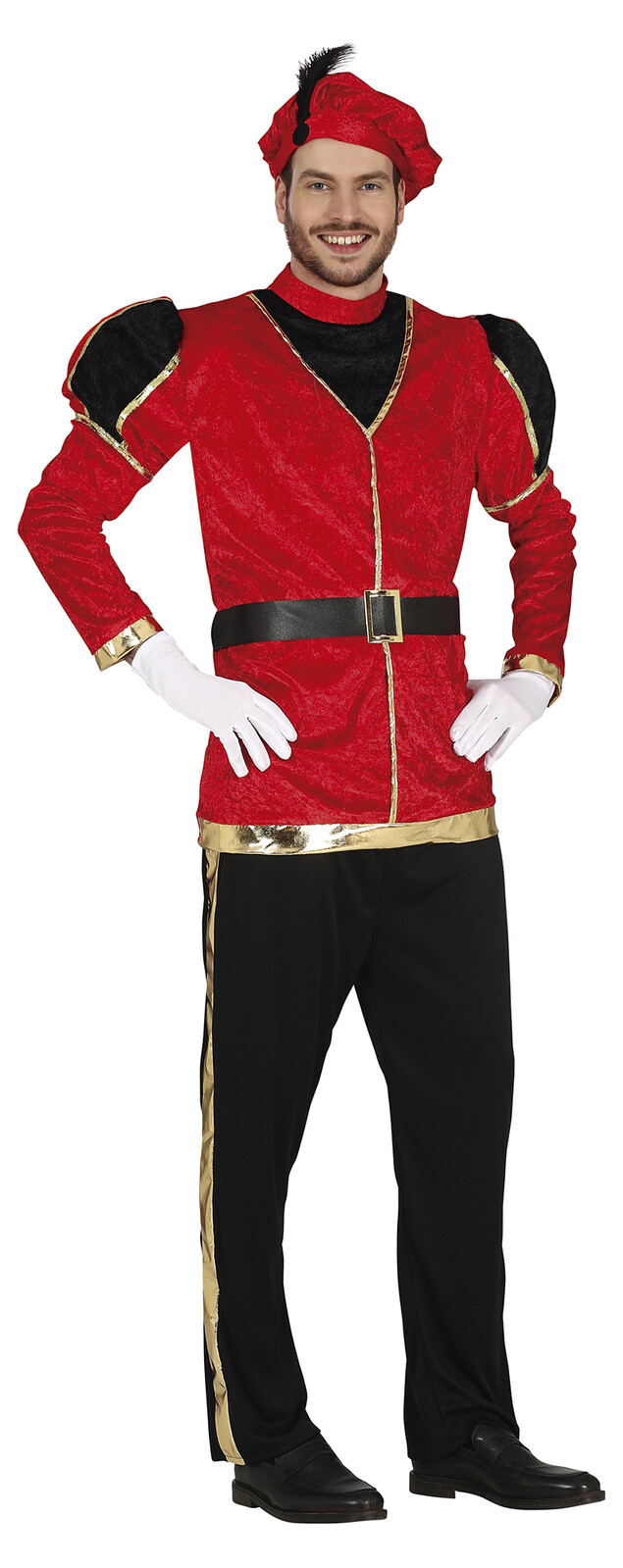 Guirca Pánsky kostým - Červené páža Veľkosť - dospelý: M