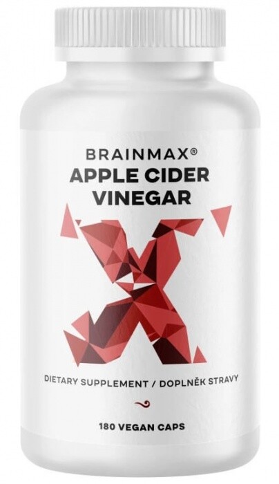 Brainmax apple cider vinegar 180 rostlinných kapslí