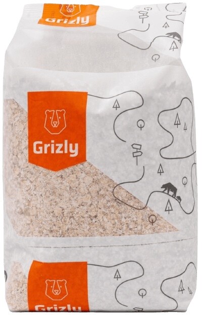 Grizly ovesné vločky jemné s klíčky 1000 g výpredaj (pošk. obal)