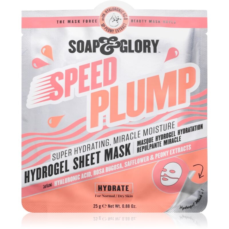 Soap & Glory Speed Plump plátenná maska 25 g
