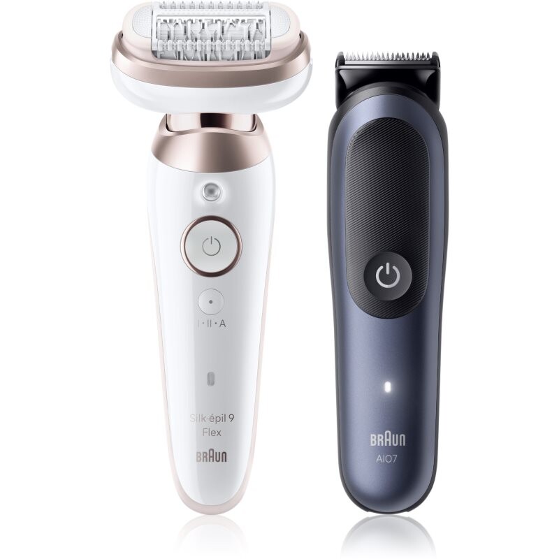 Braun Silk-épil & All in One zastrihávač a holiaci strojček výhodné balenie