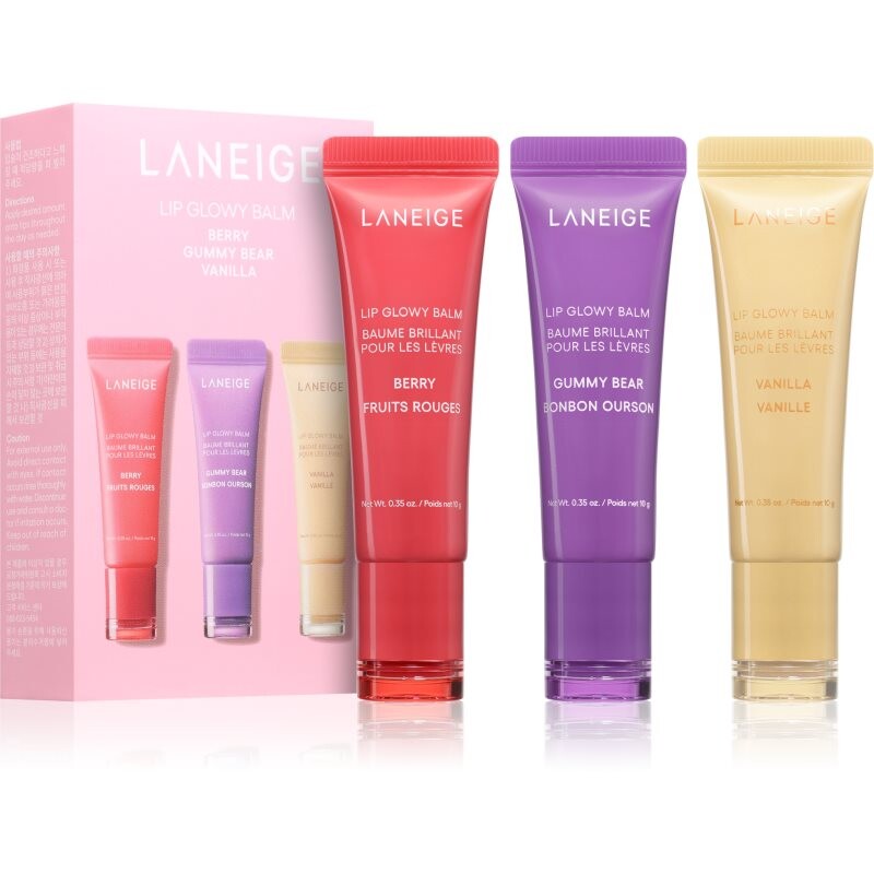 LANEIGE Lip Glowy Balm balzam na pery výhodné balenie