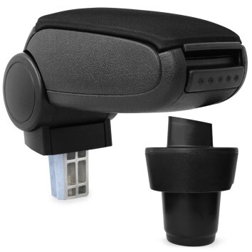 Pro.tec Lakťová opierka VW UP, čierna, textilný poťah