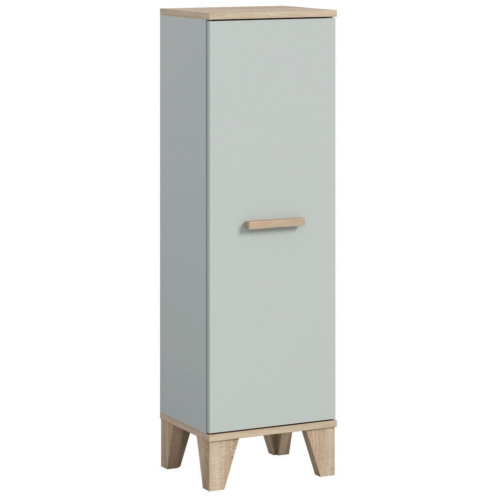 MID.YOU STREDNE VYSOKÁ SKRINKA, farba duba, svetlozelená, 34/116/31 cm