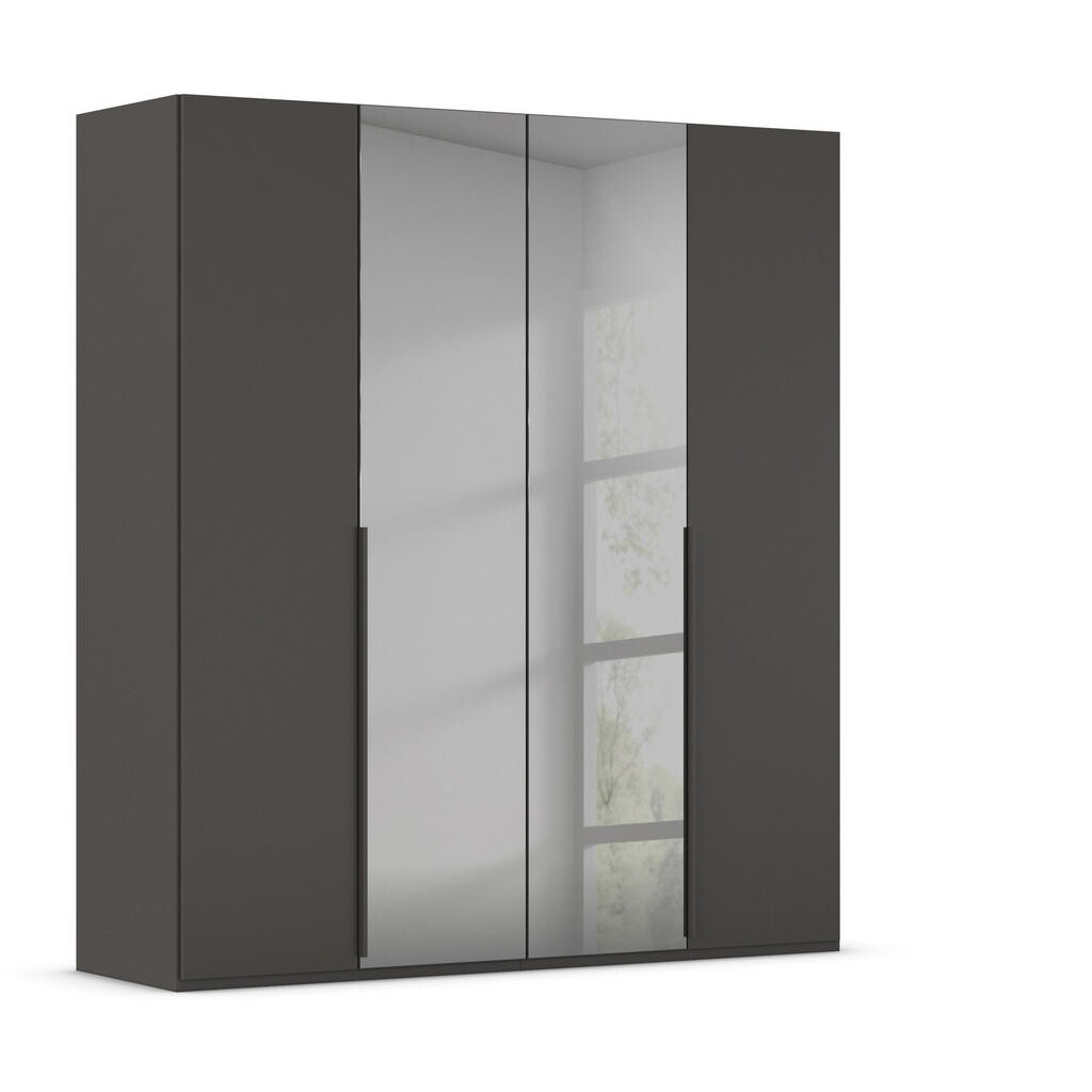 Rauch Möbel SKRIŇA S OTOČNÝMI DVERAMI, grafitová, sivá, 201/223/61 cm