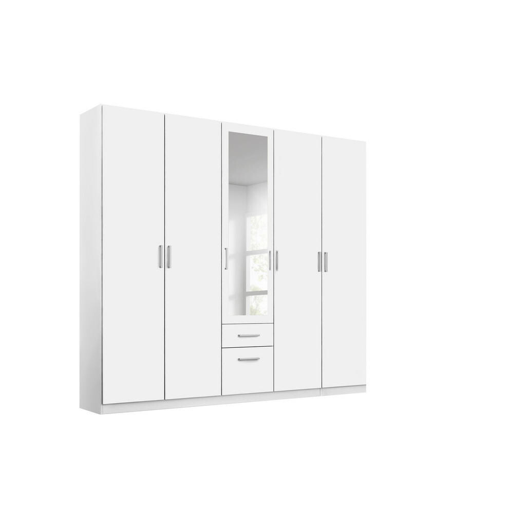 Rauch Möbel SKRIŇA S OTOČNÝMI DVERAMI, biela, 226/229/54 cm