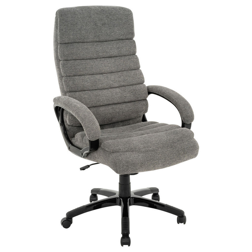 MID.YOU KANCELÁRSKE KRESLO, tkaná textília, sivá, čierna
