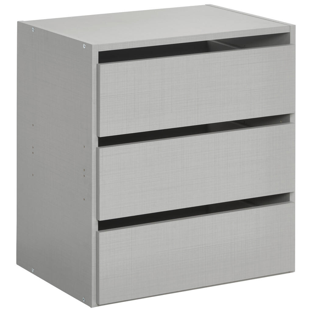 MID.YOU ZÁSUVKOVÝ DIEL, sivá, 52/57/40 cm