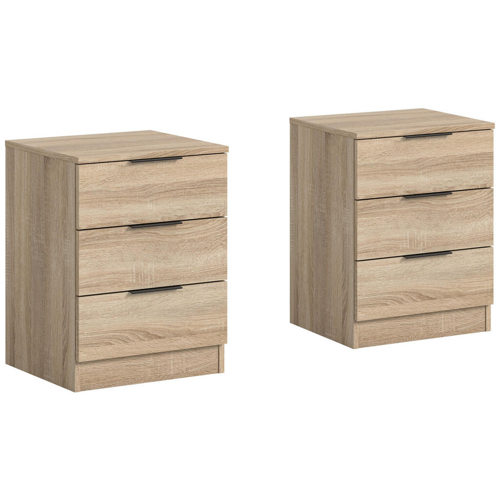 MID.YOU SADA NOČNÝCH STOLÍKOV, dub sonoma,