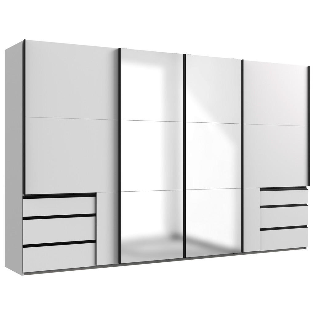 MID.YOU ŠAT. SKRIŇA S POSUV. DVERAMI, biela, 350/216/65 cm