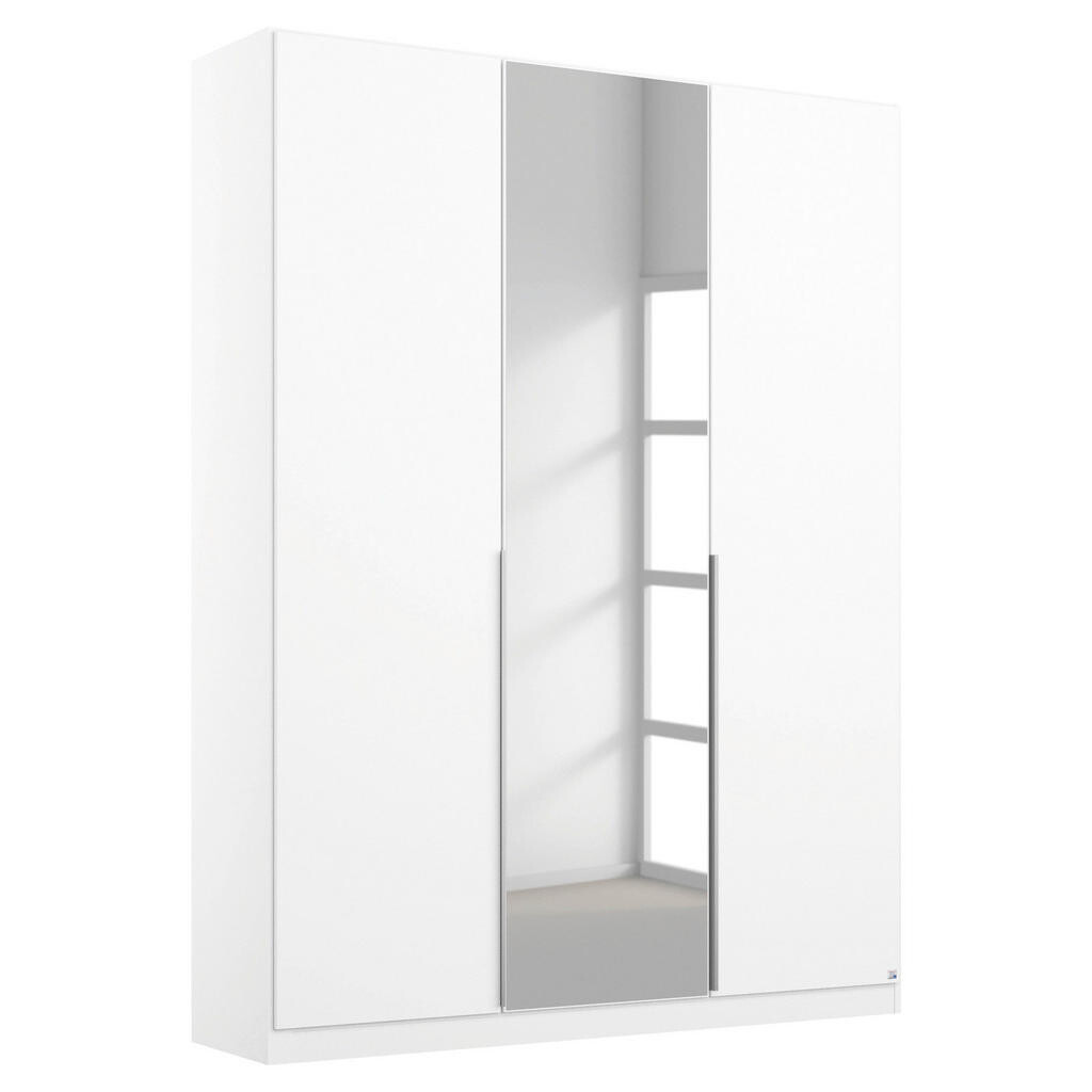 Rauch Möbel SKRIŇA S OTOČNÝMI DVERAMI, strieborná, biela, 136/229/54 cm