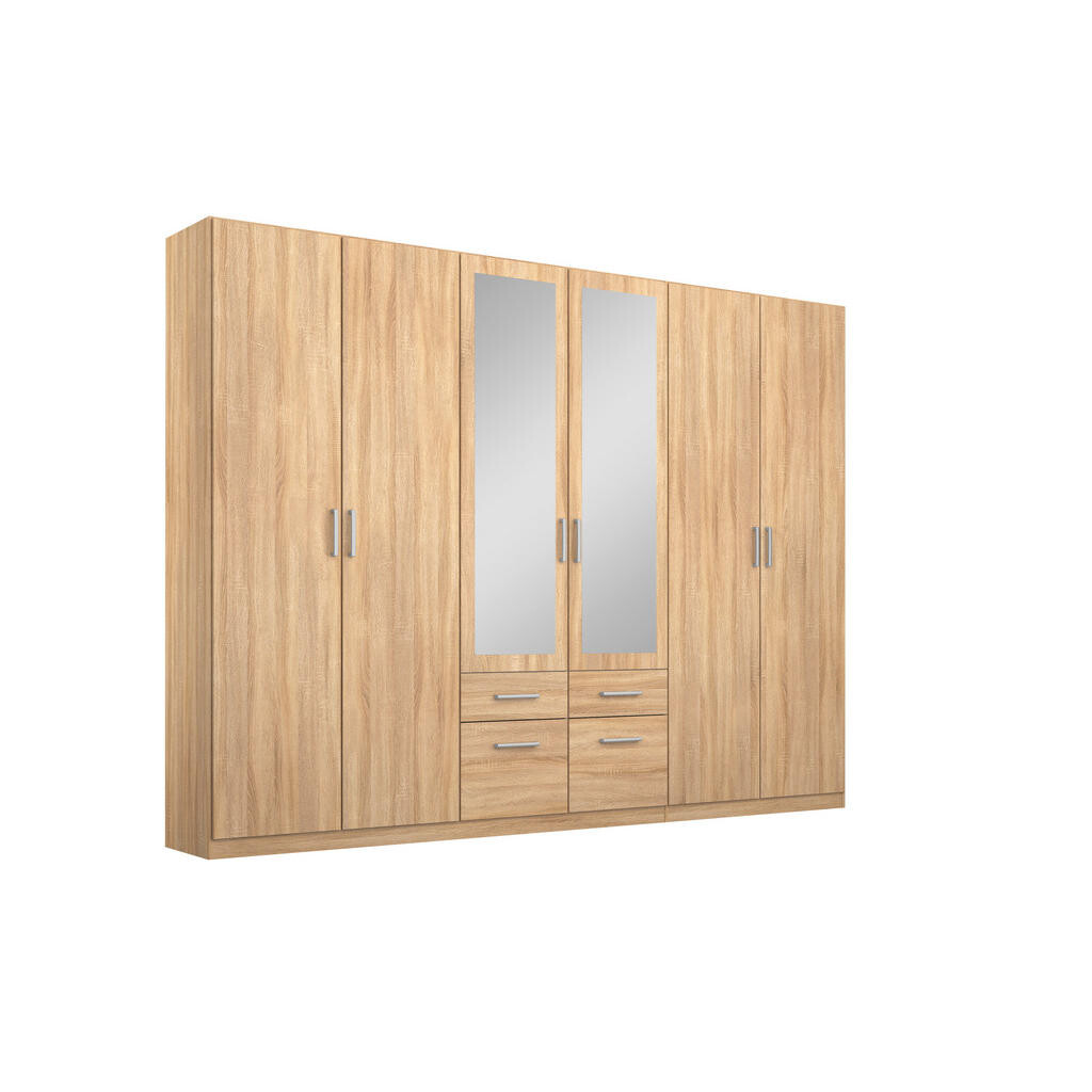 Rauch Möbel SKRIŇA S OTOČNÝMI DVERAMI, dub sonoma, 271/229/54 cm