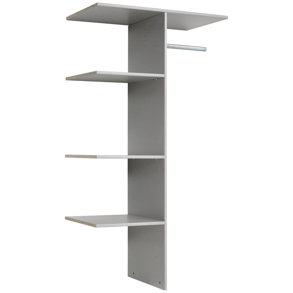 MID.YOU VNÚTORNÉ ČLENENIE, sivá, 87/160/50 cm