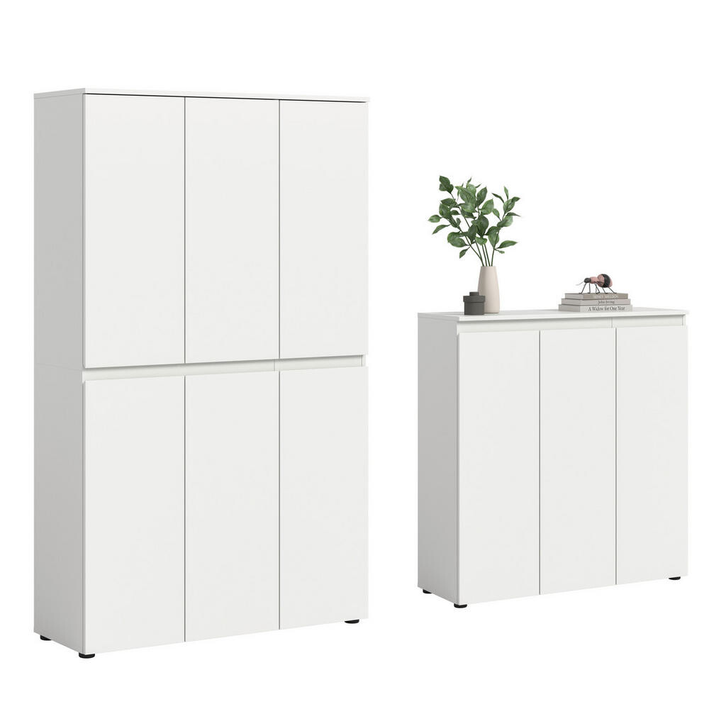 Livetastic PREDSIEŇOVÁ SKRIŇA, biela, 235/175/37 cm