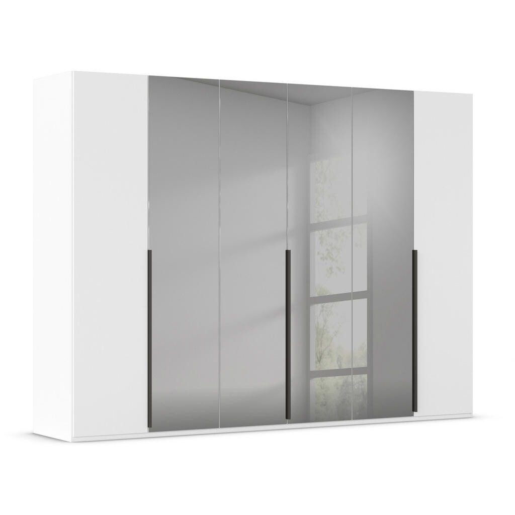 Rauch Möbel SKRIŇA S OTOČNÝMI DVERAMI, sivá, biela, 301/223/61 cm