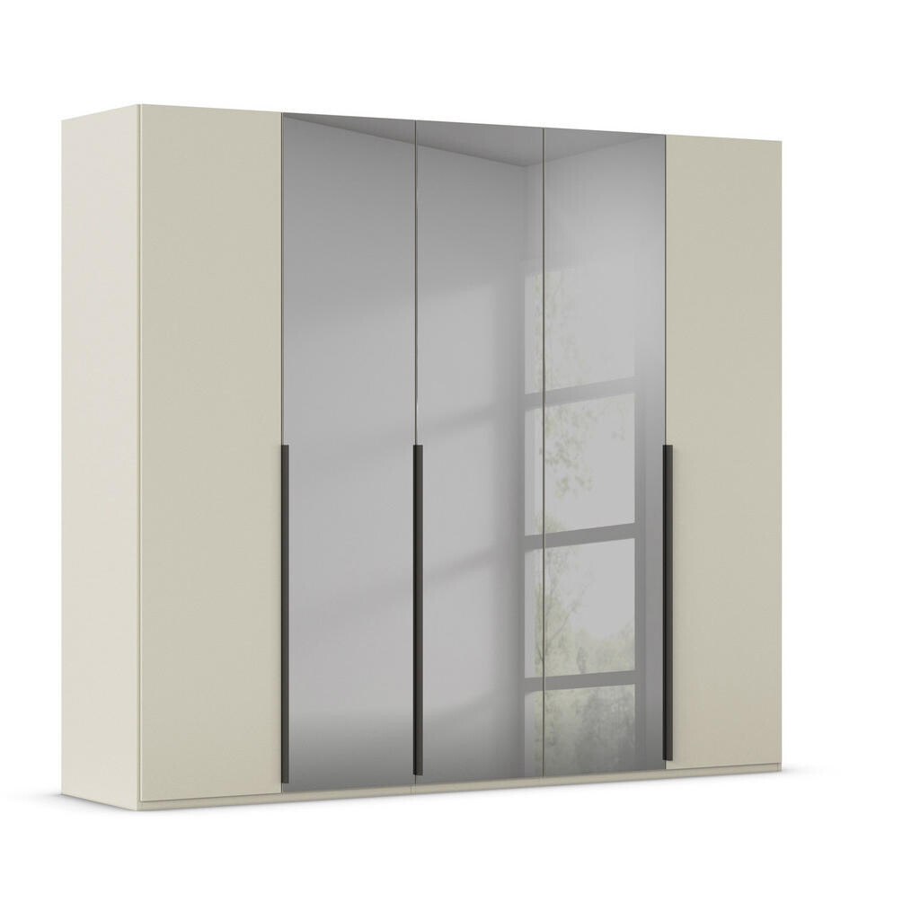 Rauch Möbel SKRIŇA S OTOČNÝMI DVERAMI, sivá, šampanská, 251/223/61 cm