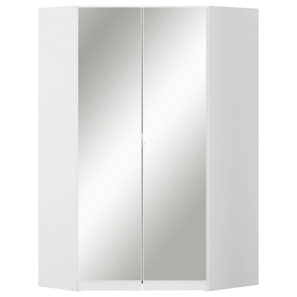 Rauch Möbel ROHOVÁ ŠATNÍKOVÁ SKRIŇA, biela, 117/197/104 cm