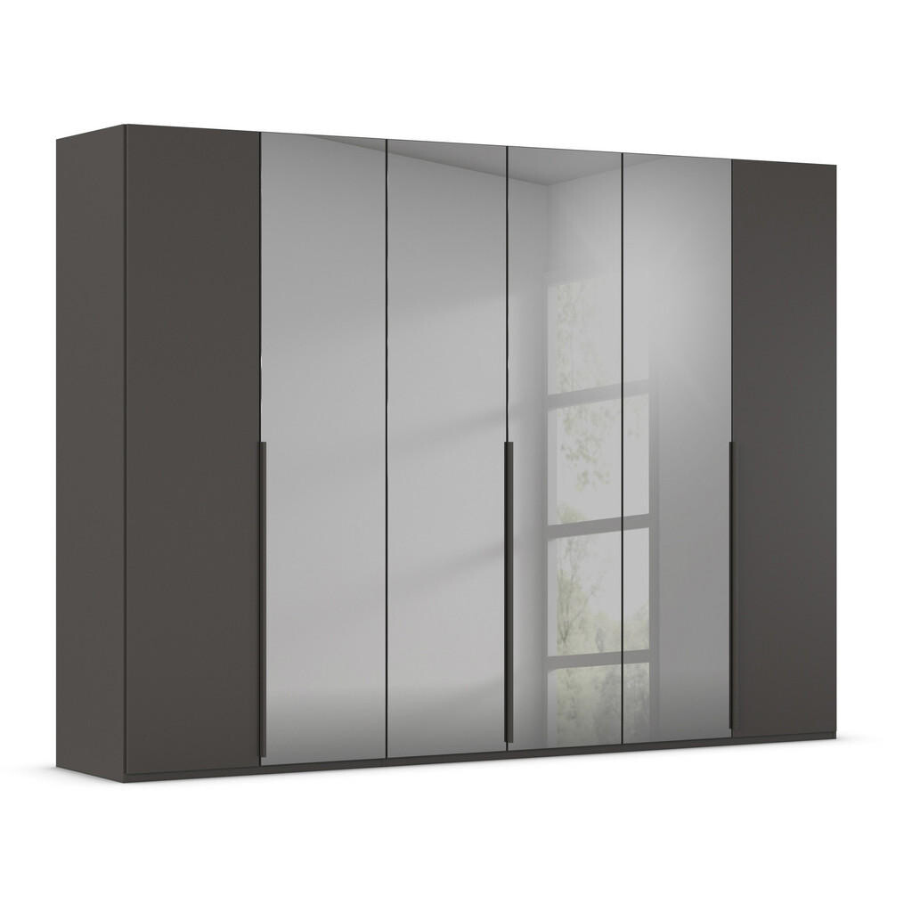 Rauch Möbel SKRIŇA S OTOČNÝMI DVERAMI, grafitová, sivá, 301/223/61 cm