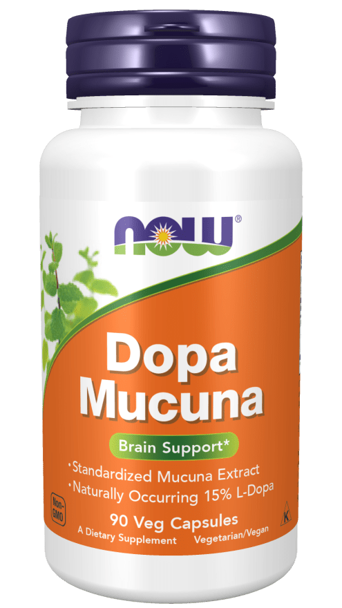 NOW FOODS Dopa Mucuna 800 mg/120 mg 90 kapsúl