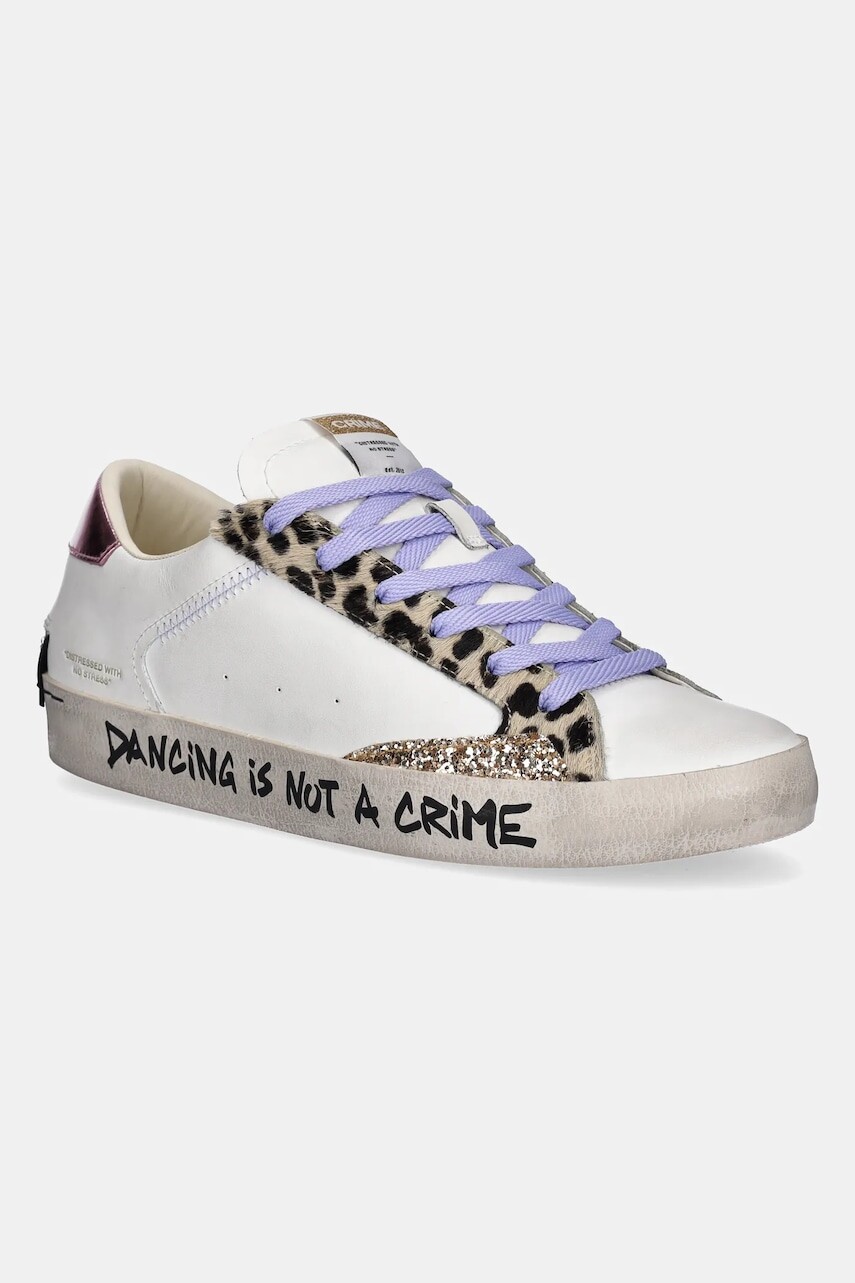 Kožené tenisky Crime London DISTRESSED