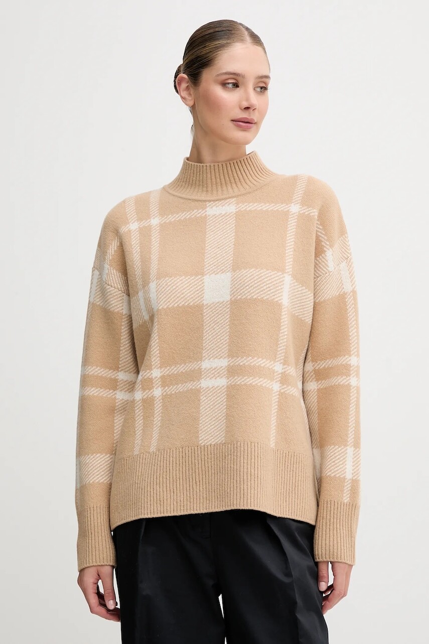 Vlnený sveter Barbour HARRIET