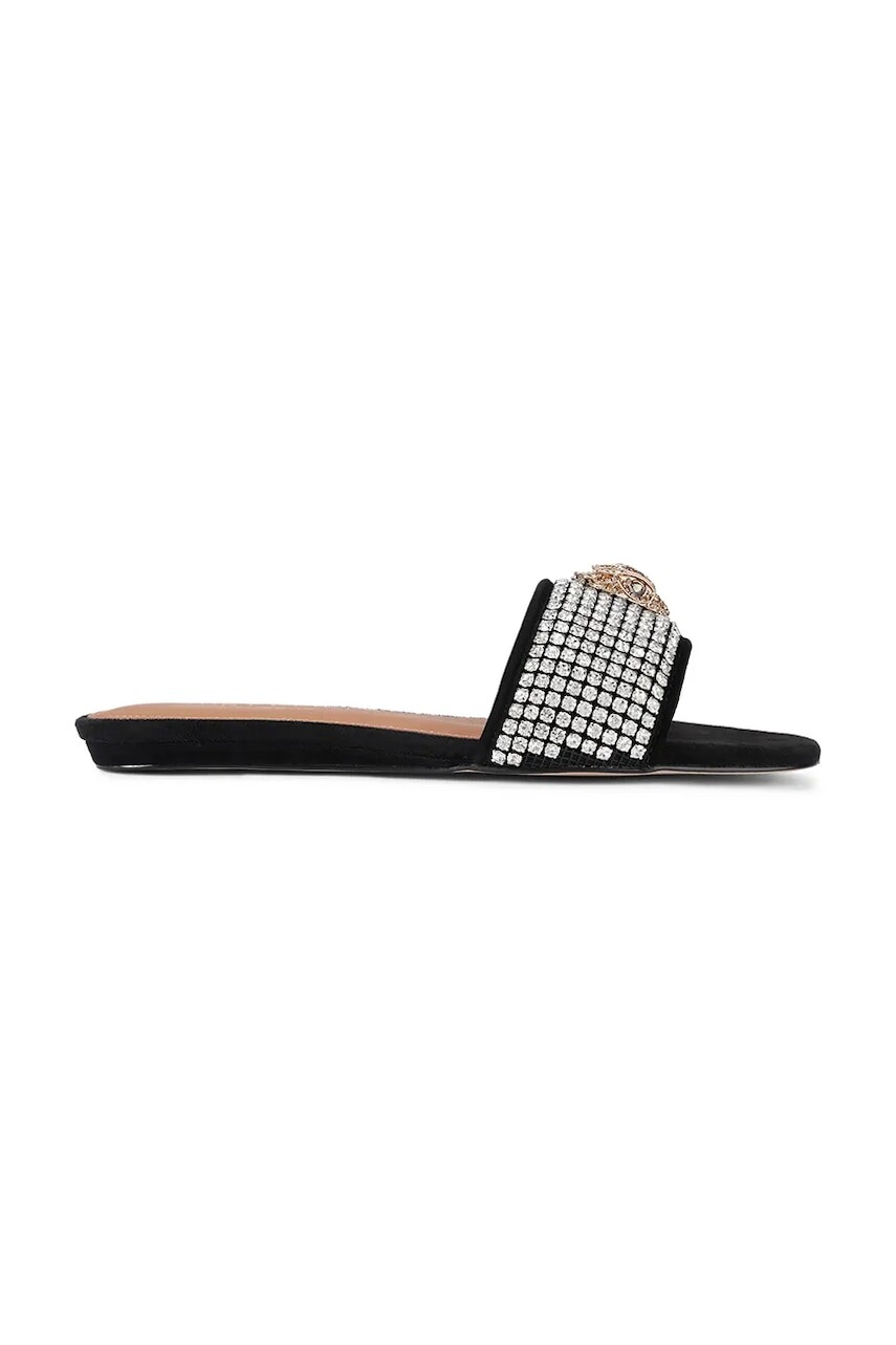 Kožené šľapky Kurt Geiger London Kensington C Flat Sandal