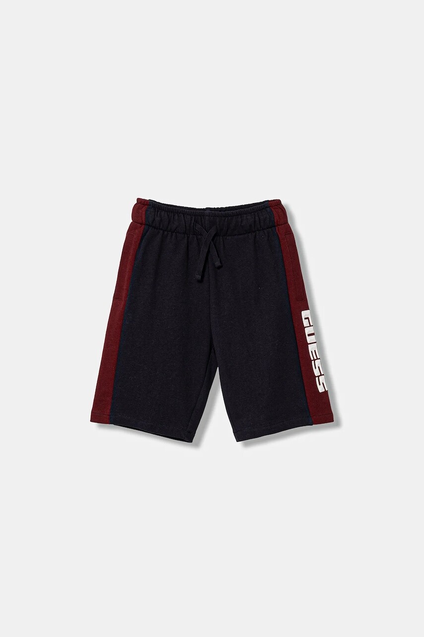 Detské bavlnené šortky Guess