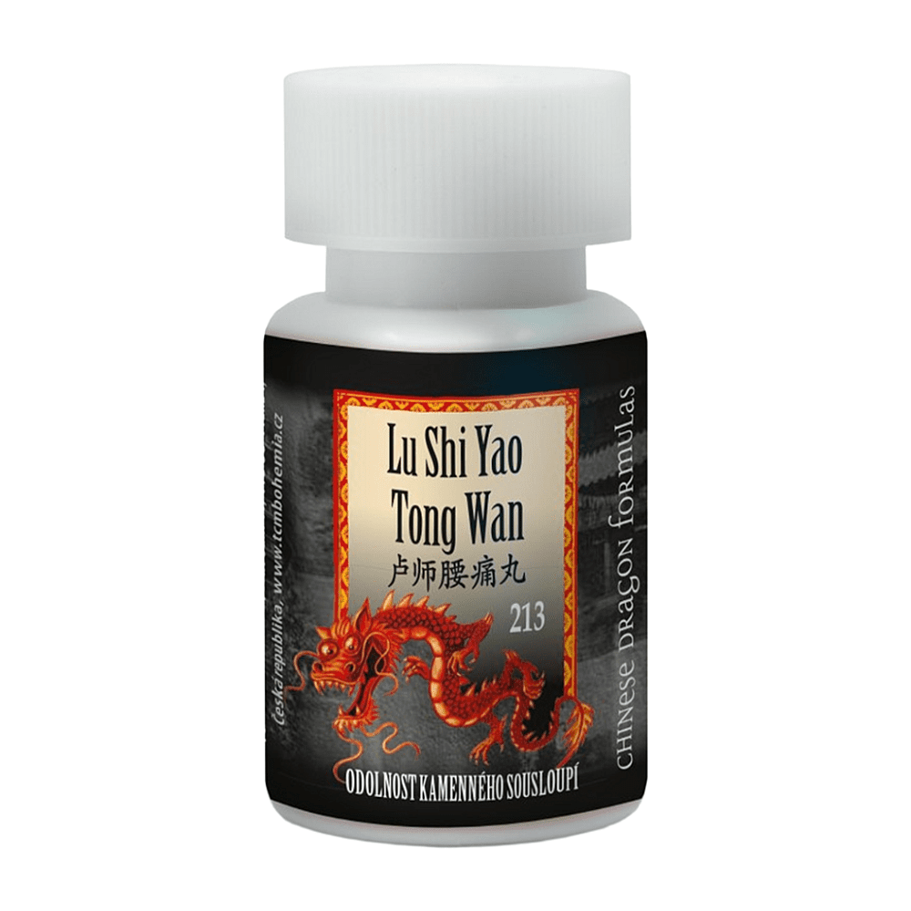 TCM Odolnosť kamenného súslúpi Lu Shi Yao Tong Wan 200 guličiek