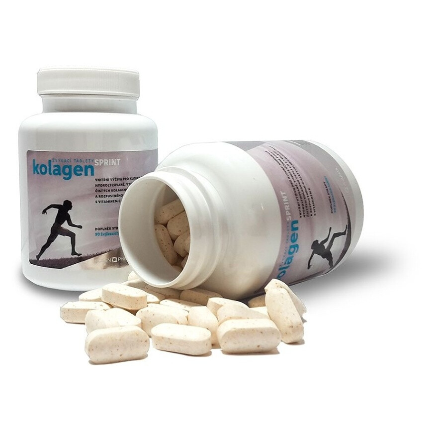 ROSEN PHARMA Kolagén SPRINT 180 žuvacích tabliet