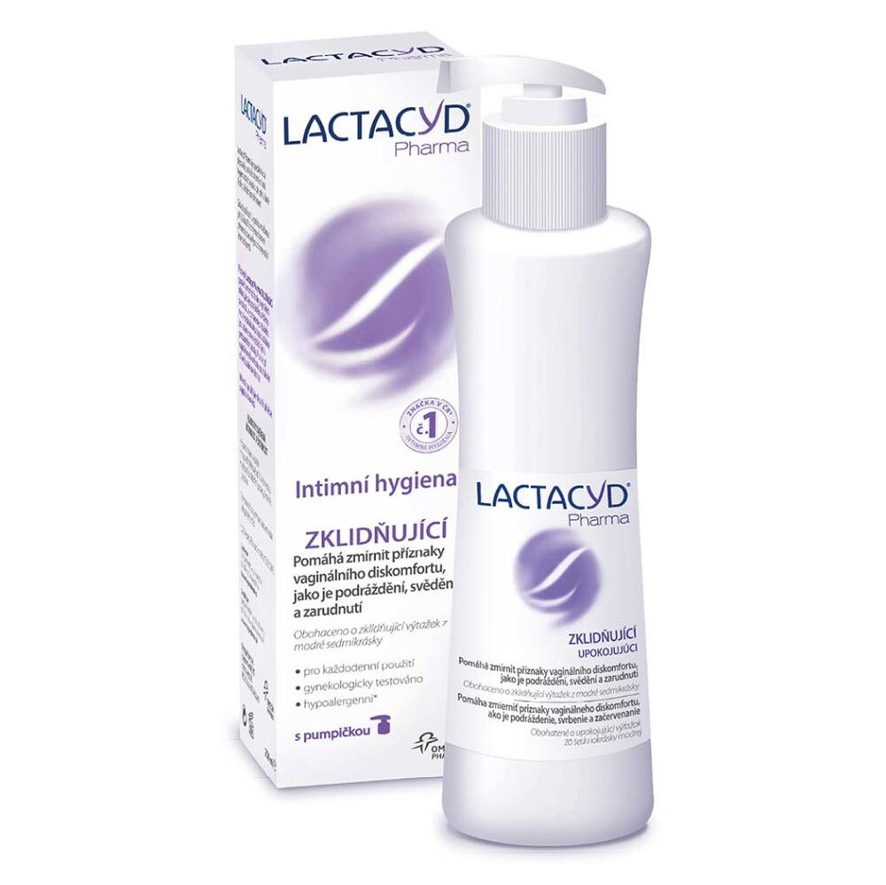 LACTACYD Pharma Intímna umývacia emulzia Upokojujúca 250 ml, poškodený obal