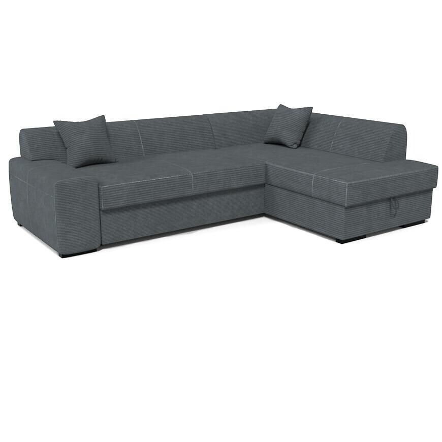 Rohová sedacia súprava Minos P Poso 60 sivá