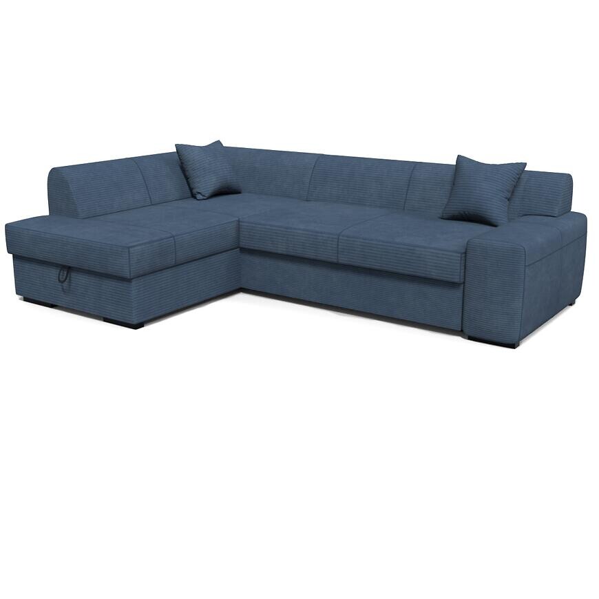 Rohová sedacia súprava Minos L Poso 5 modrá