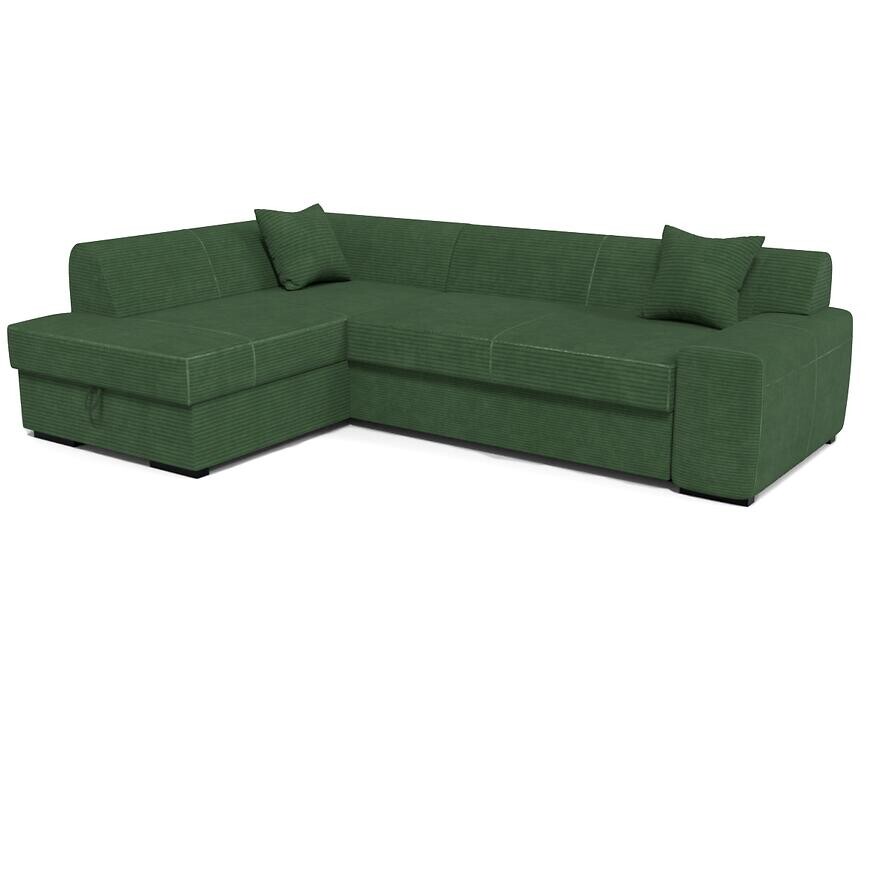 Rohová sedacia súprava Minos L Poso 14 zelená