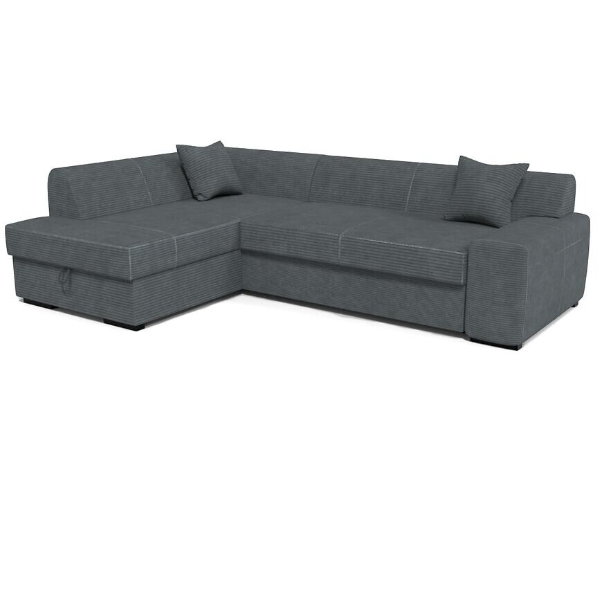 Rohová sedacia súprava Minos L Poso 60 sivá