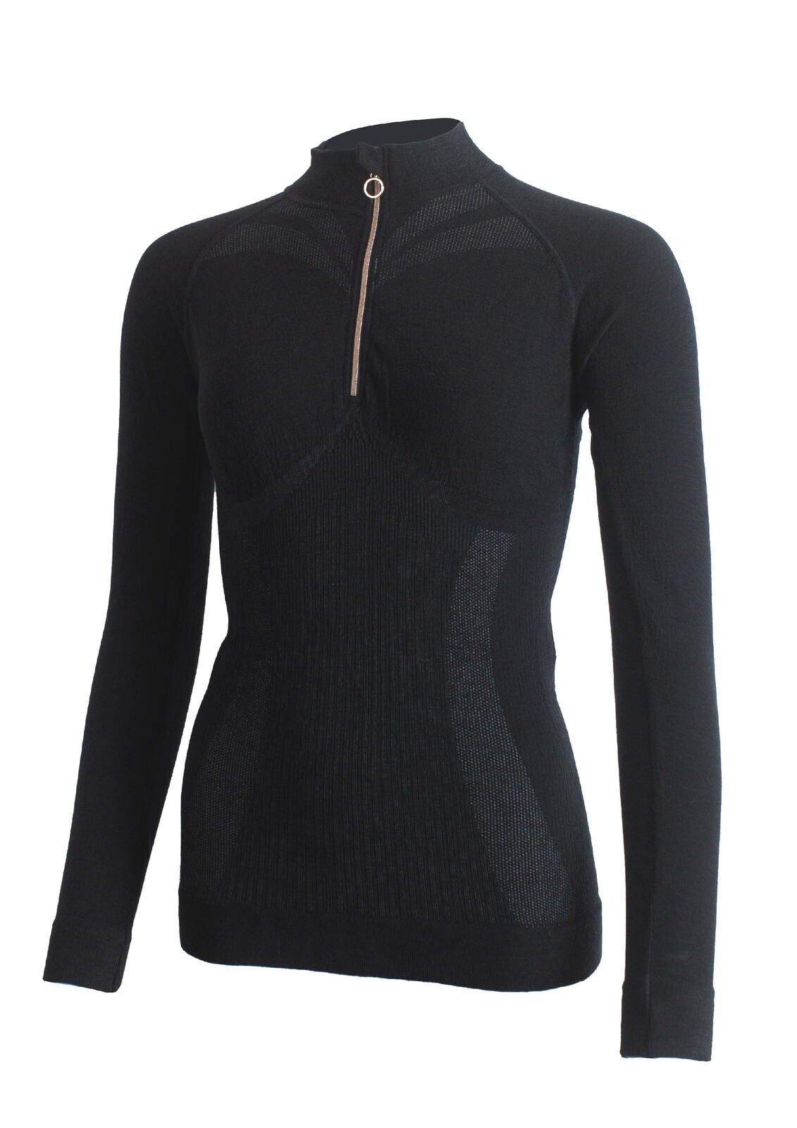 Lasting dámske merino tričko MAZALA 9090 čierne Veľkosť: S/M 8596445235548