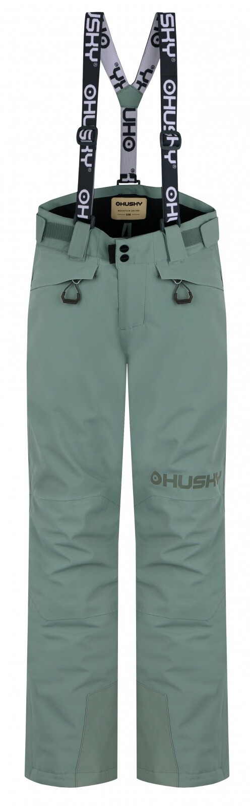 Husky Detské lyžiarske nohavice Gunis Kids faded green Veľkosť: 128