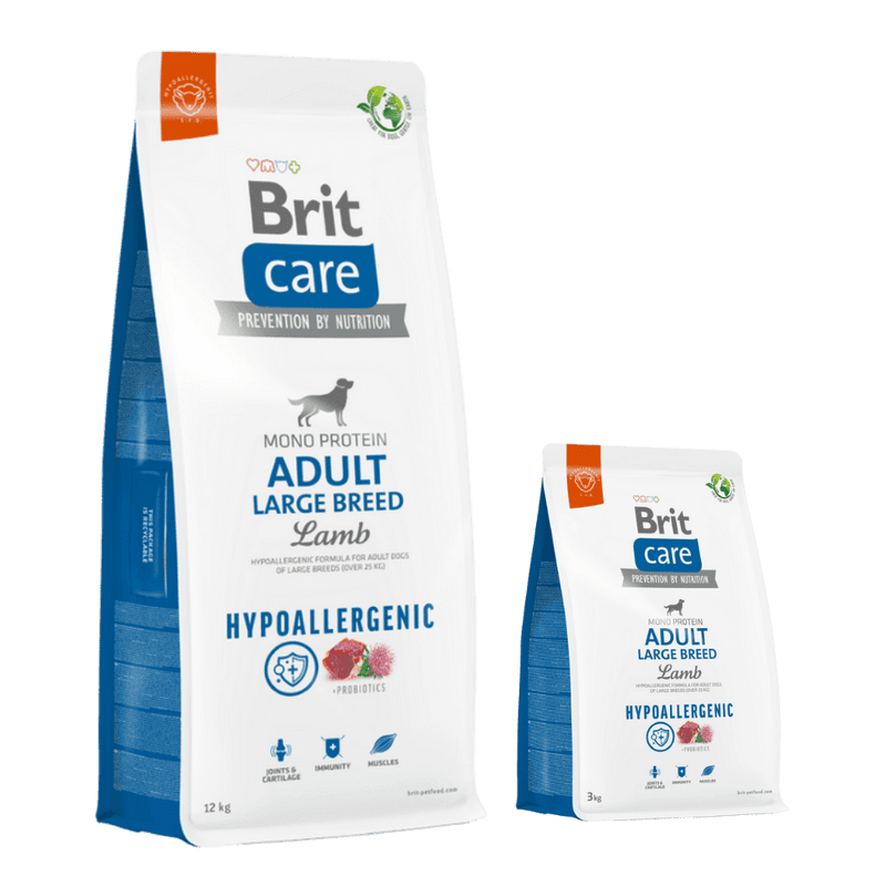 Brit Care Dog Hypoallergenic Adult Large Breed 12 kg + 3 kg ZADARMO