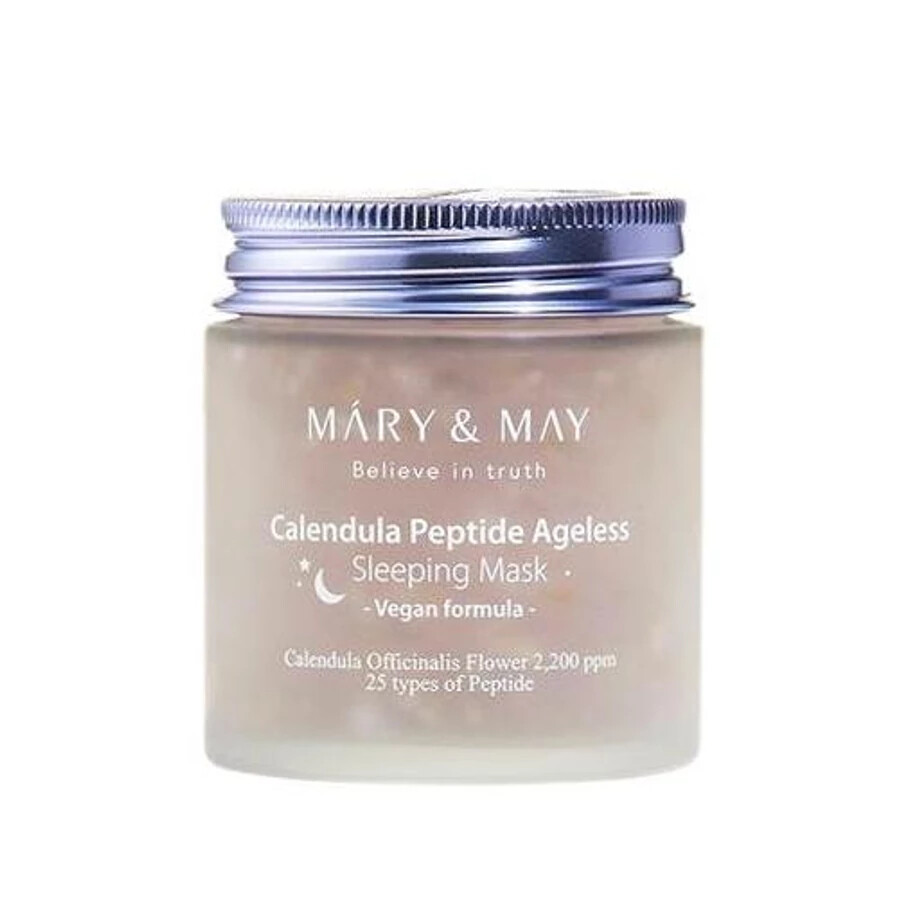MARY & MAY Nočná pleťová maska Calendula Peptide Ageless Sleeping Mask 100 g