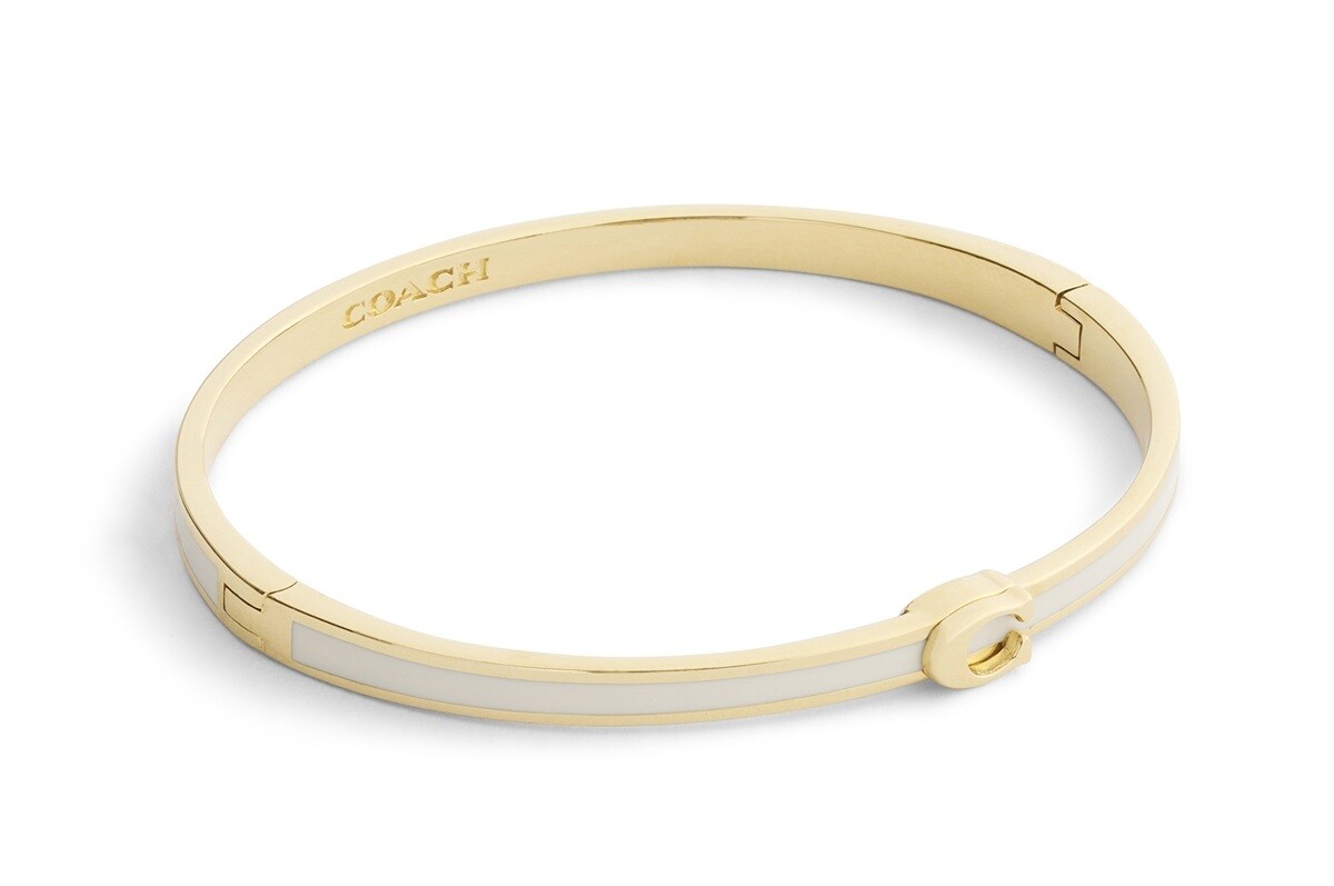 Coach Elegantný pevný náramok pre ženy 37553124GLD100