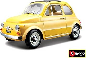 Bburago Fiat 500 F 1965 Yellow