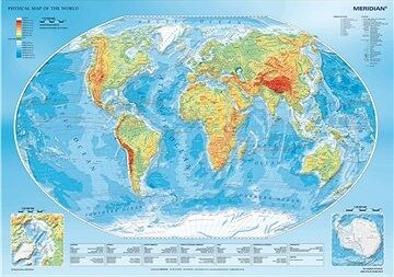 Trefl Puzzle Mapa sveta 1 000 dielikov