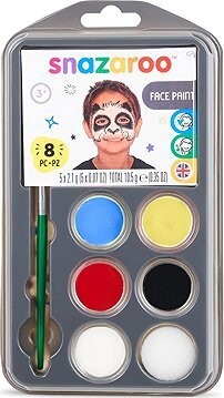 SNAZAROO Základná súprava maľovania na tvár Summer 8 dielov