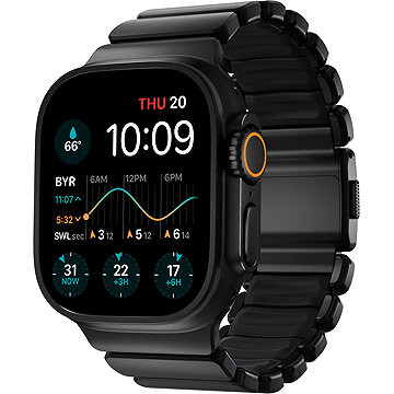 Nomad Stratos Band AW 45/46/49 mm Black Titanium Black FKM