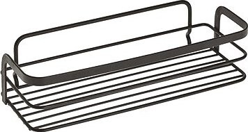 Metaltex ORIGIN LAVA Polica 26 × 10 cm závesná čierna