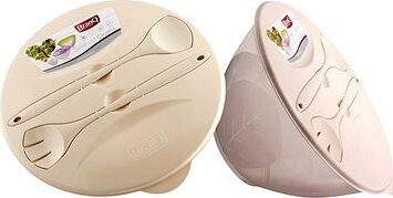 Branq Šalátová súprava Cykoria (misa s vekom, vidlička, lyžica)