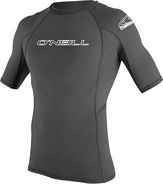 O' Neill Pánske lycrové tričko BASIC SKINS CREW, krátky rukáv, L graphite