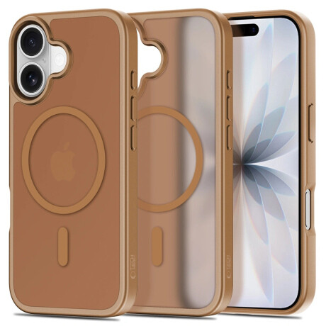 Tech-Protect BasicMag MagSafe kryt na iPhone 17, hnedý